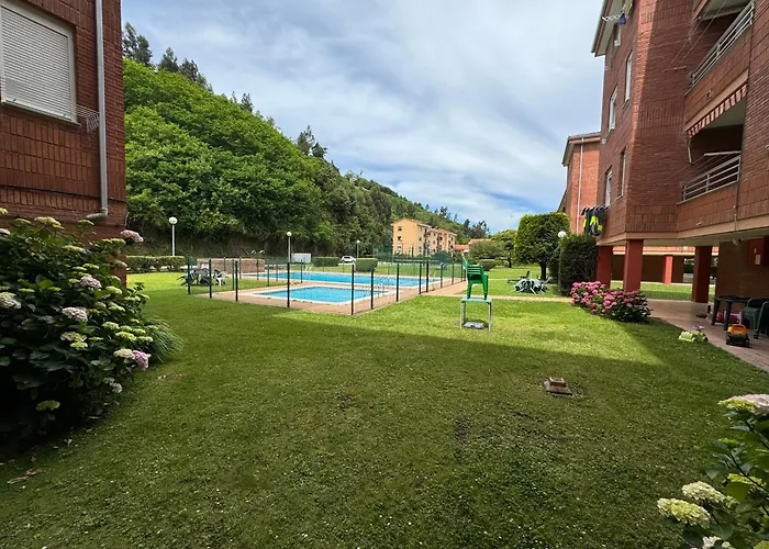 Apartment 2 Minutos De La Playa Con Piscina Y Garaje Suances